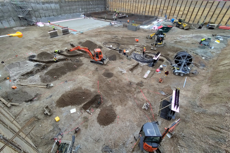 Rohrleitungsbau für Anschlussleitungen und Betonage