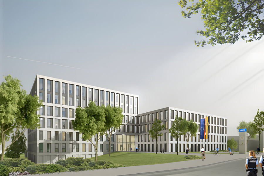 Rendering des Gebäudes