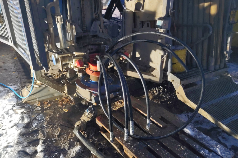 Im Bohrloch installierte Pilotsonde